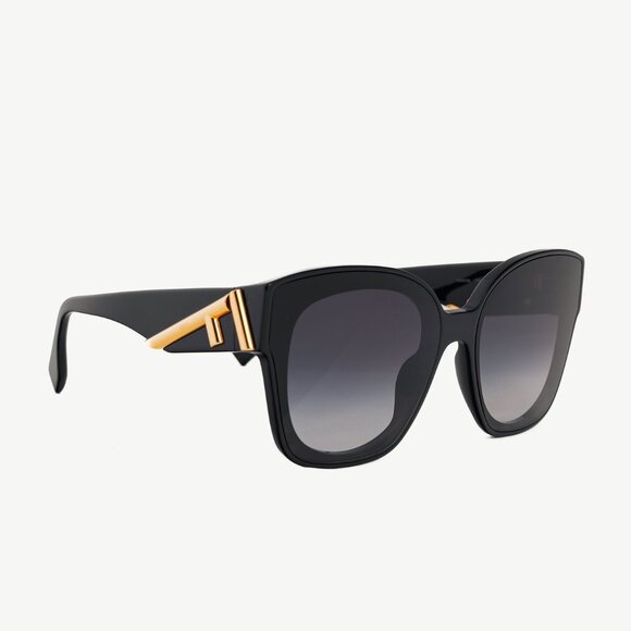 Fendi FE40098I First F-Motif Oversized Acetate Sunglasses - Picture 1 of 10